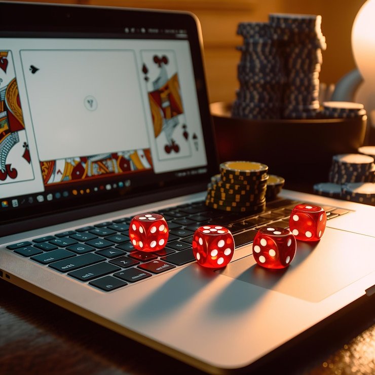 Meja Lightning Baccarat dengan fitur multiplier terlihat di layar